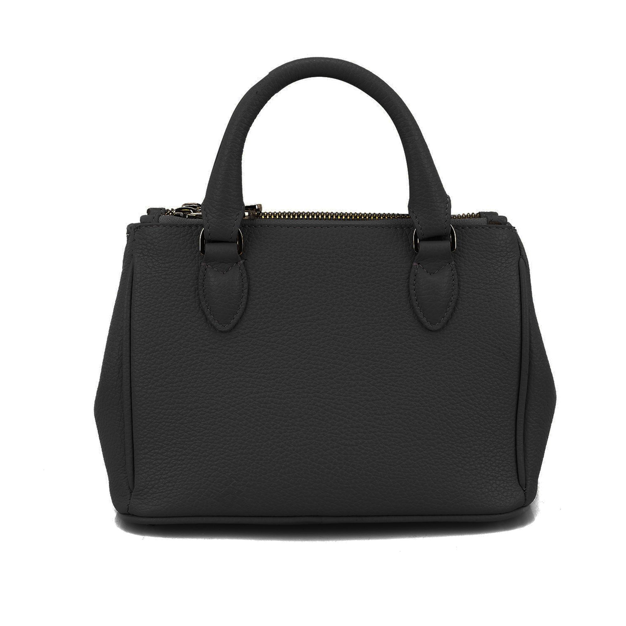 Fleur Siyah Kadın Deri El Çantası