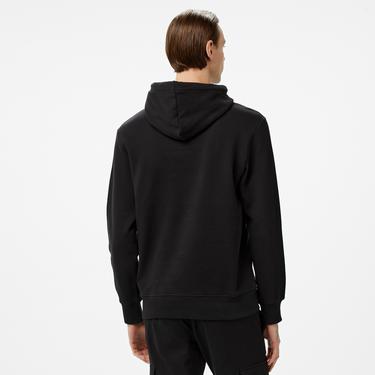  Calvin Klein Jeans Chenille Monologo Erkek Siyah Hoodie