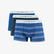 Tommy Hilfiger 3'lü Trunk Print Erkek Gri Boxer