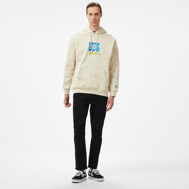  Vans Field Equipment Loose Po Erkek Krem Rengi Sweatshirt
