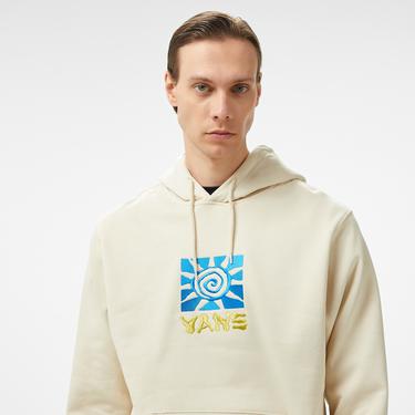  Vans Field Equipment Loose Po Erkek Krem Rengi Sweatshirt
