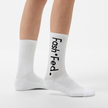  Fashfed Kadın Beyaz Çorap