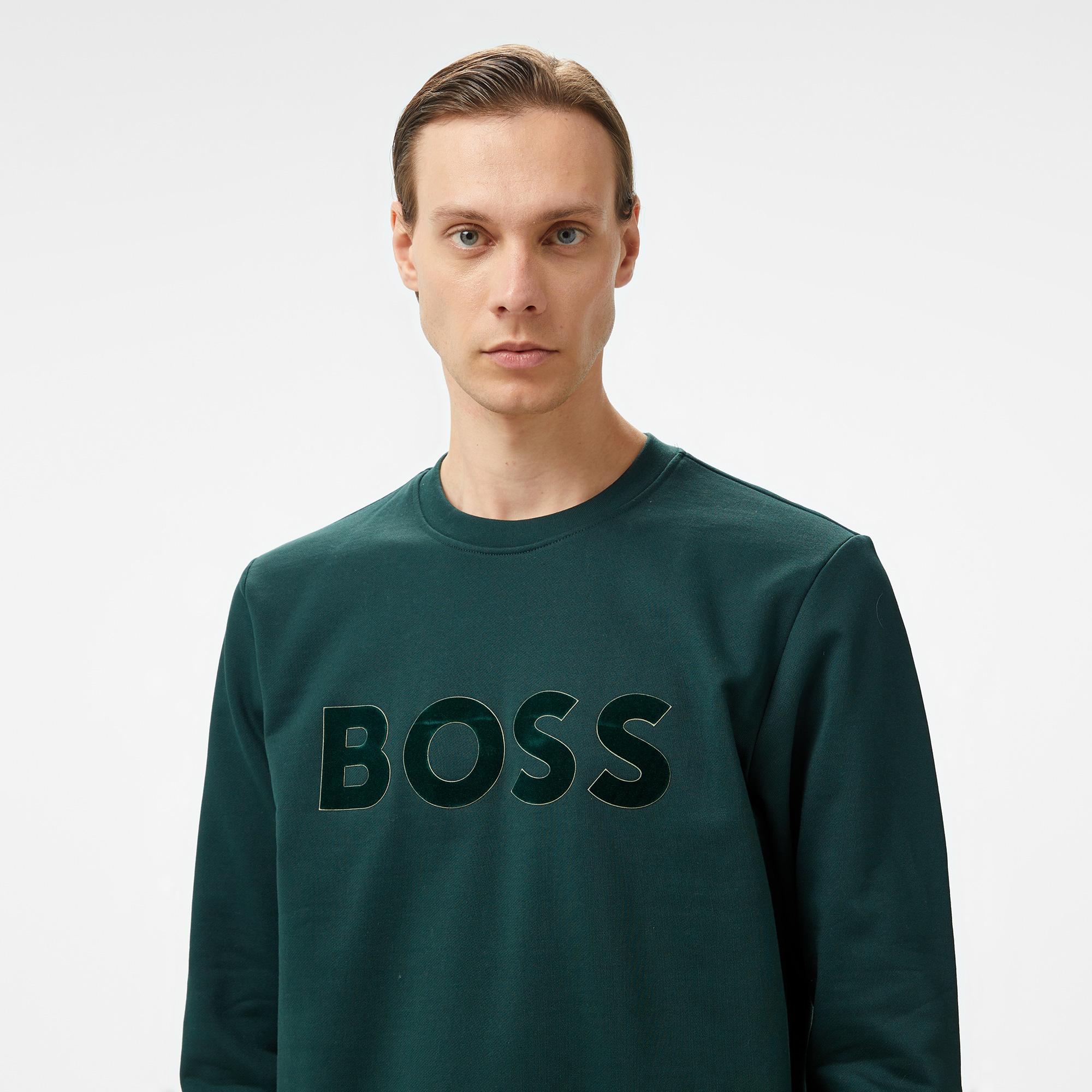 Boss C-Soleri 60 Erkek Yeşil Sweatshirt