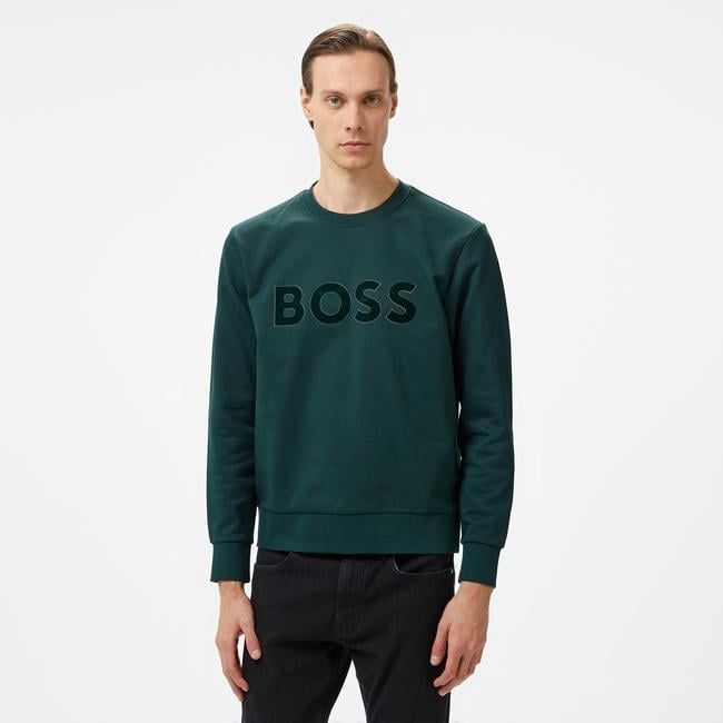  Boss C-Soleri 60 Erkek Yeşil Sweatshirt