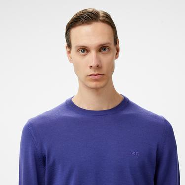  Boss Botto-L Erkek Mor Kazak