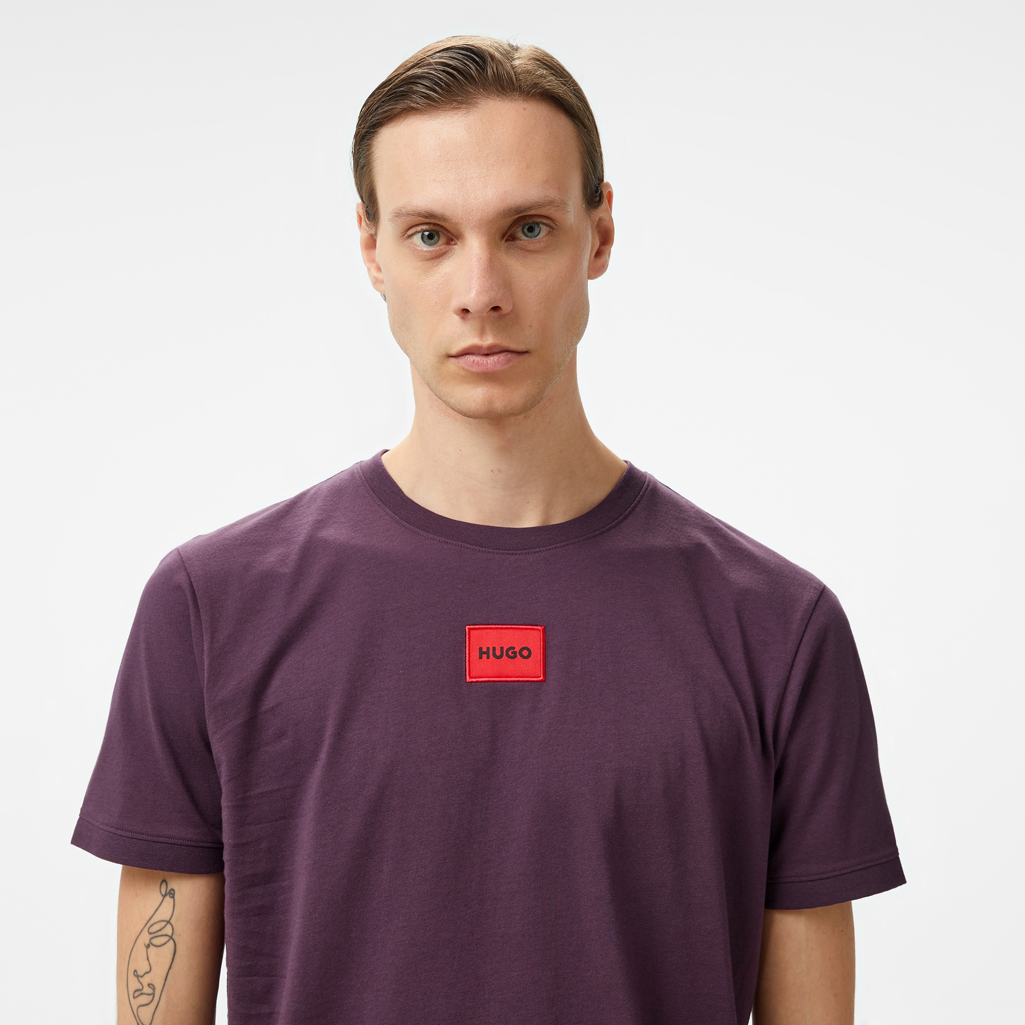 Hugo Diragolino 212 Erkek Mor T-Shirt