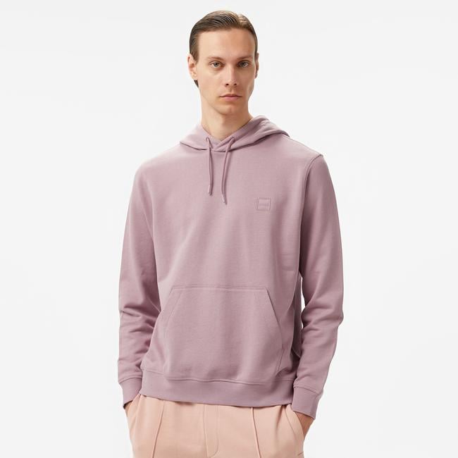  Boss Erkek Mor Hoodie