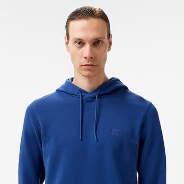  Boss Erkek Mavi Hoodie
