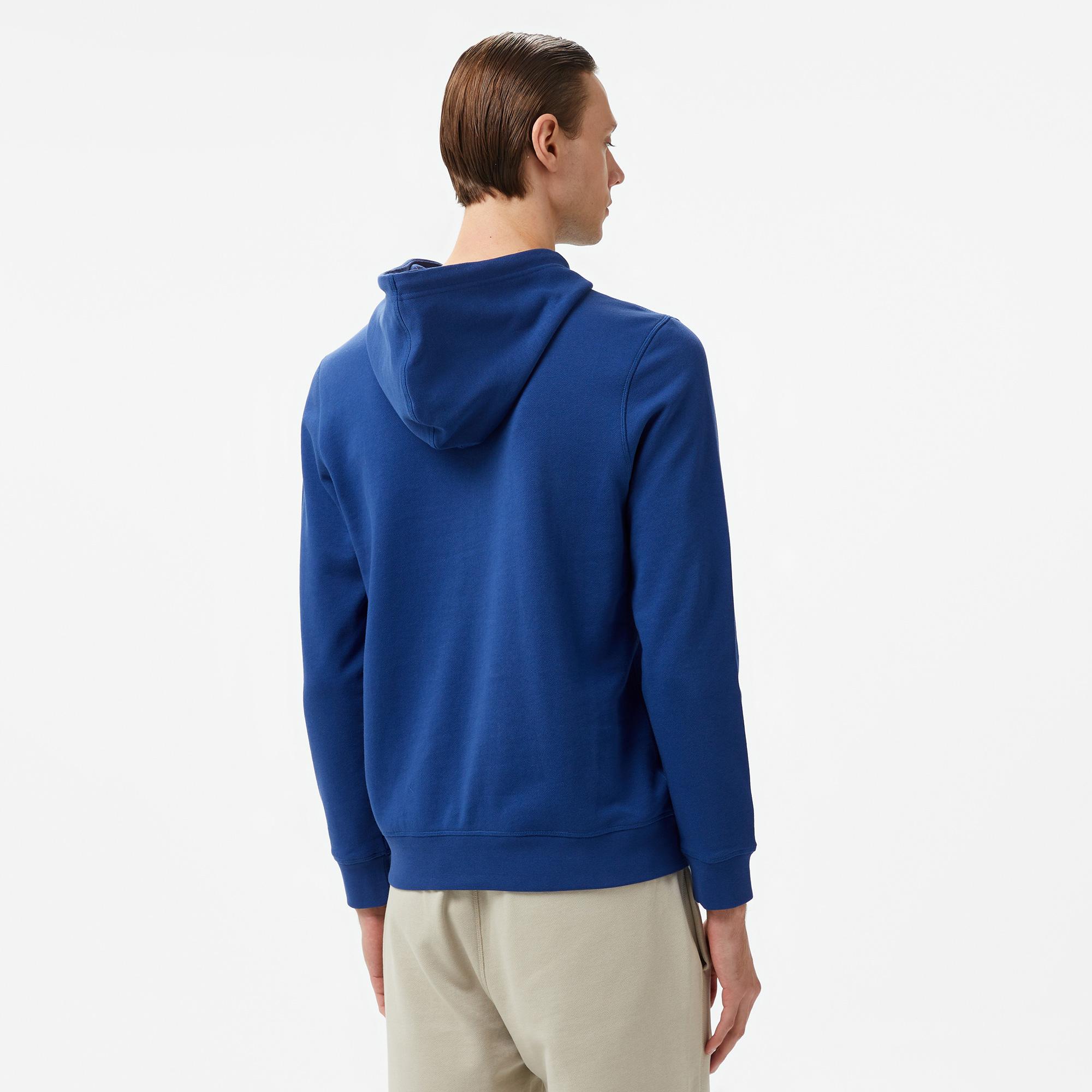 Boss Erkek Mavi Hoodie