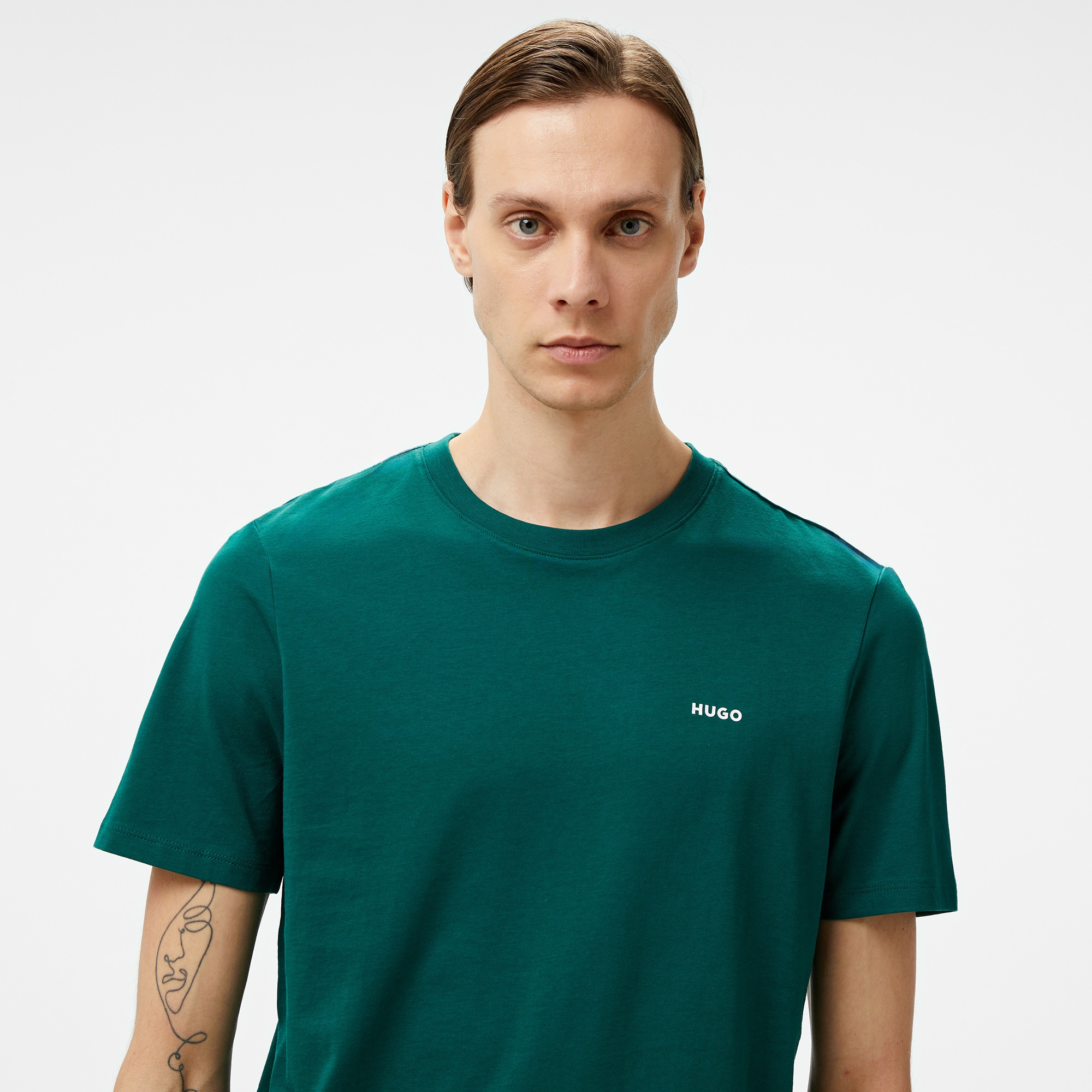 Hugo Dero 222 Erkek Yeşil T-Shirt