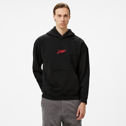  Hugo Dlogolong Erkek Siyah Sweatshirt