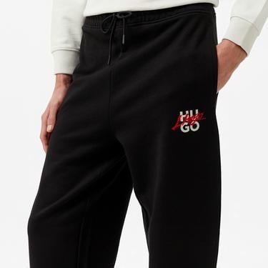  Hugo Dlogopante Erkek Siyah Eşofman Altı