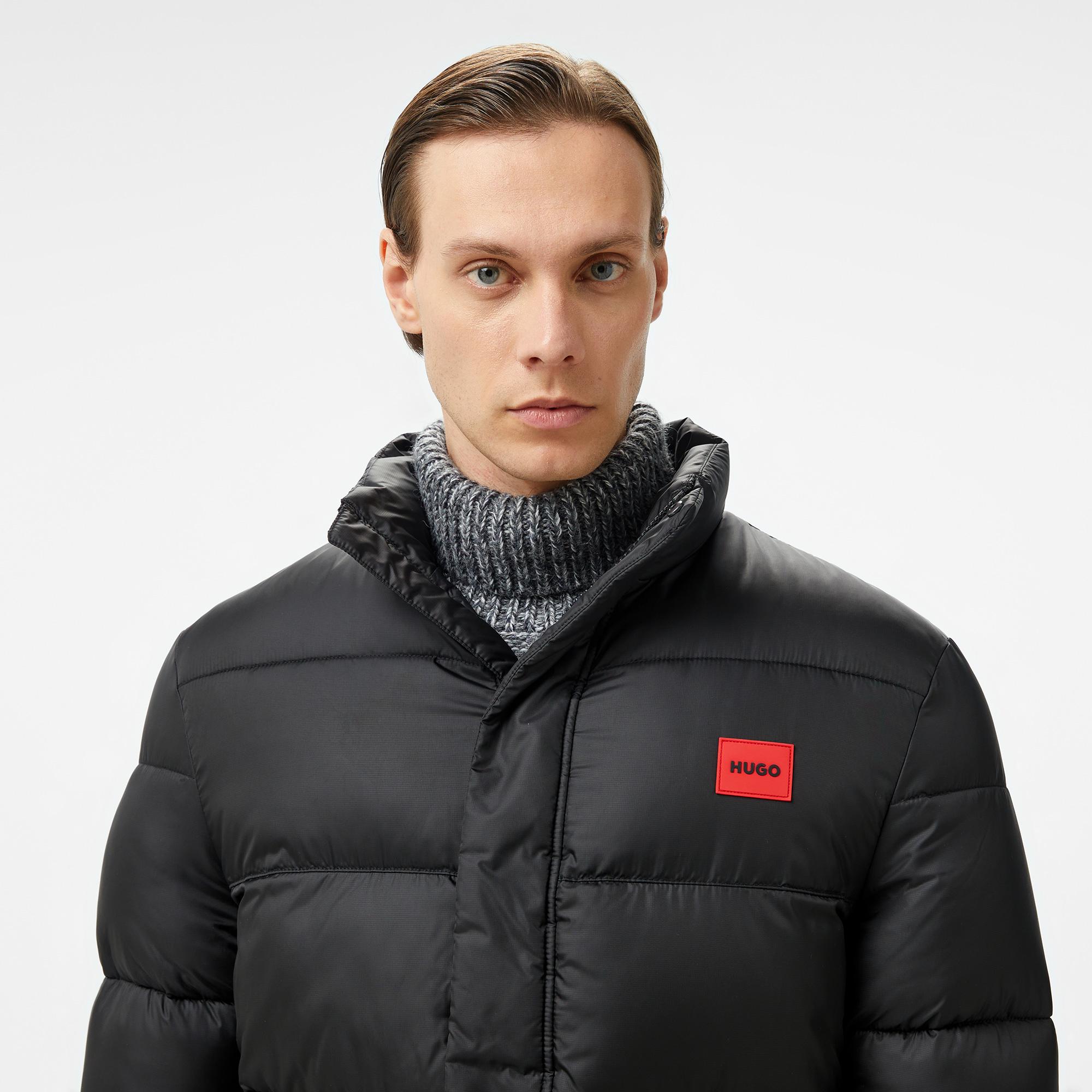 Hugo Balto 2411 Erkek Siyah Mont