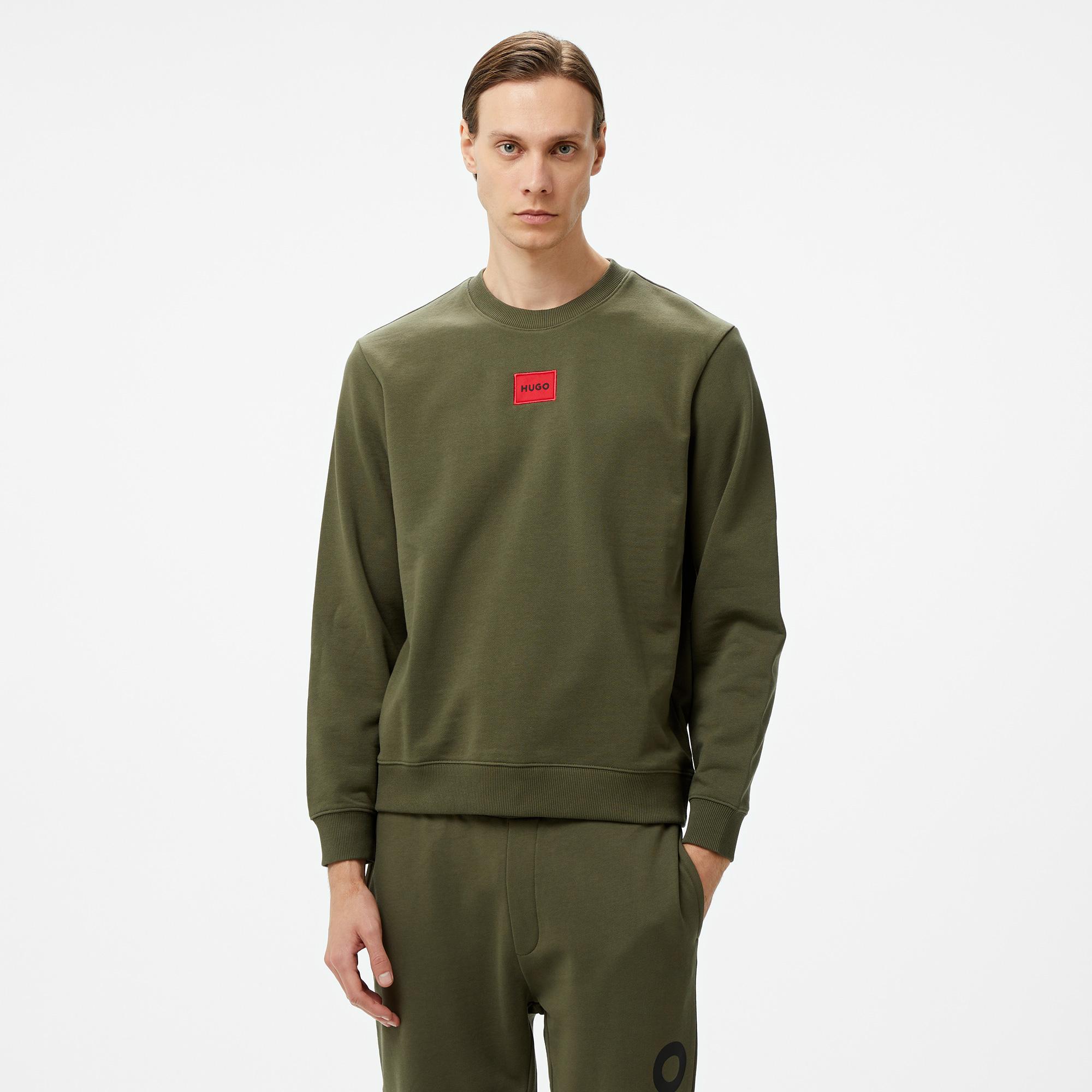 Hugo Diragol 212 Erkek Haki Sweatshirt