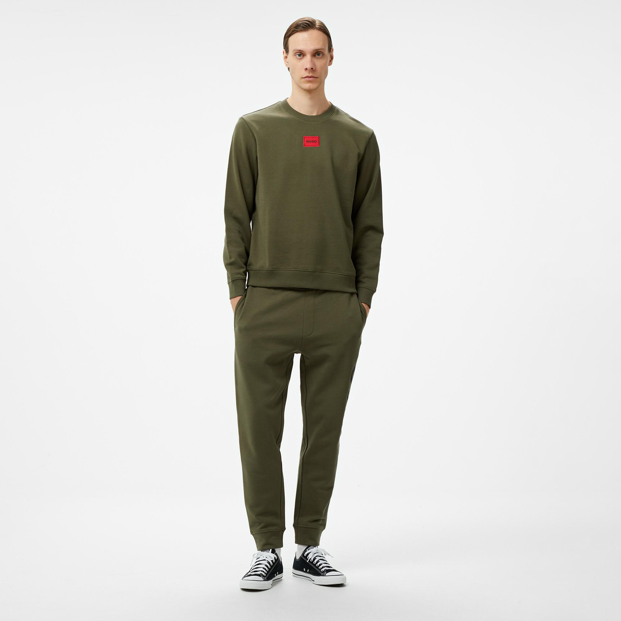 Hugo Diragol 212 Erkek Haki Sweatshirt