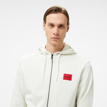  Hugo Daple 212 Erkek Beyaz Hoodie