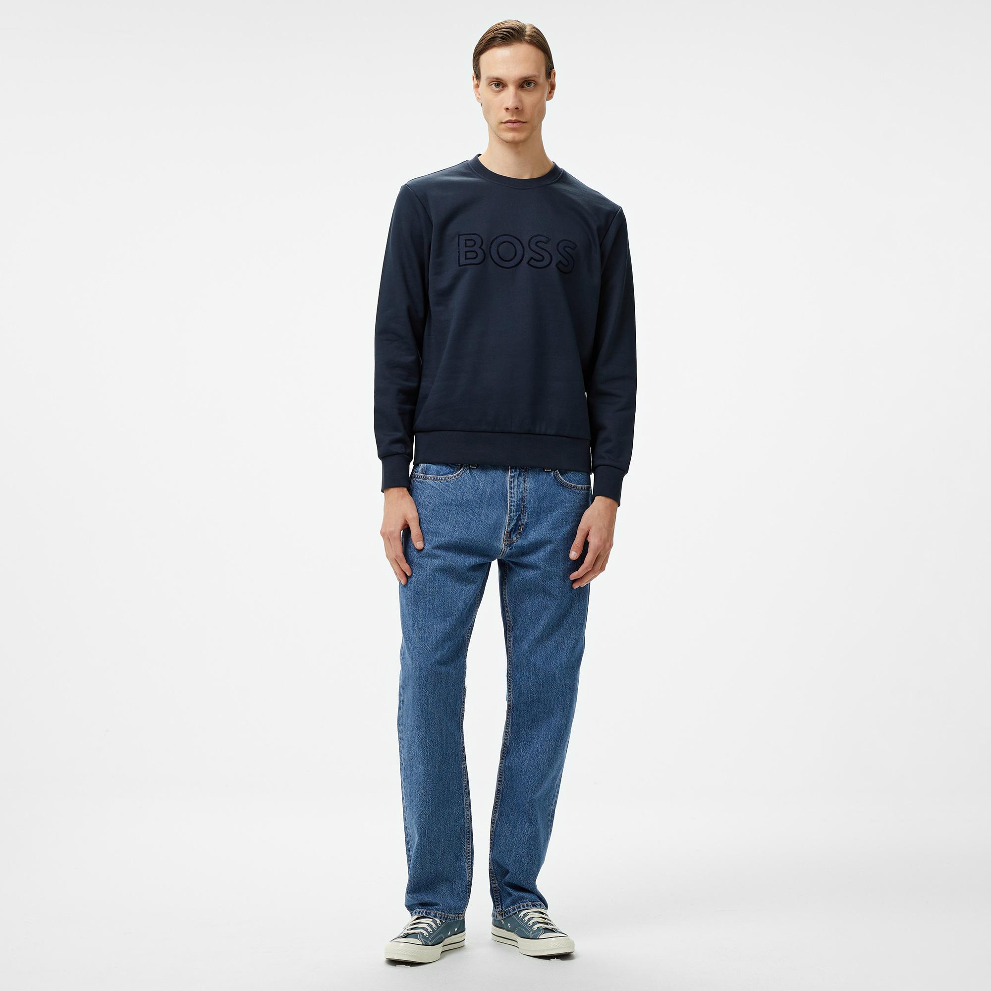 Boss C-Soleri 60 Erkek Lacivert Sweatshirt