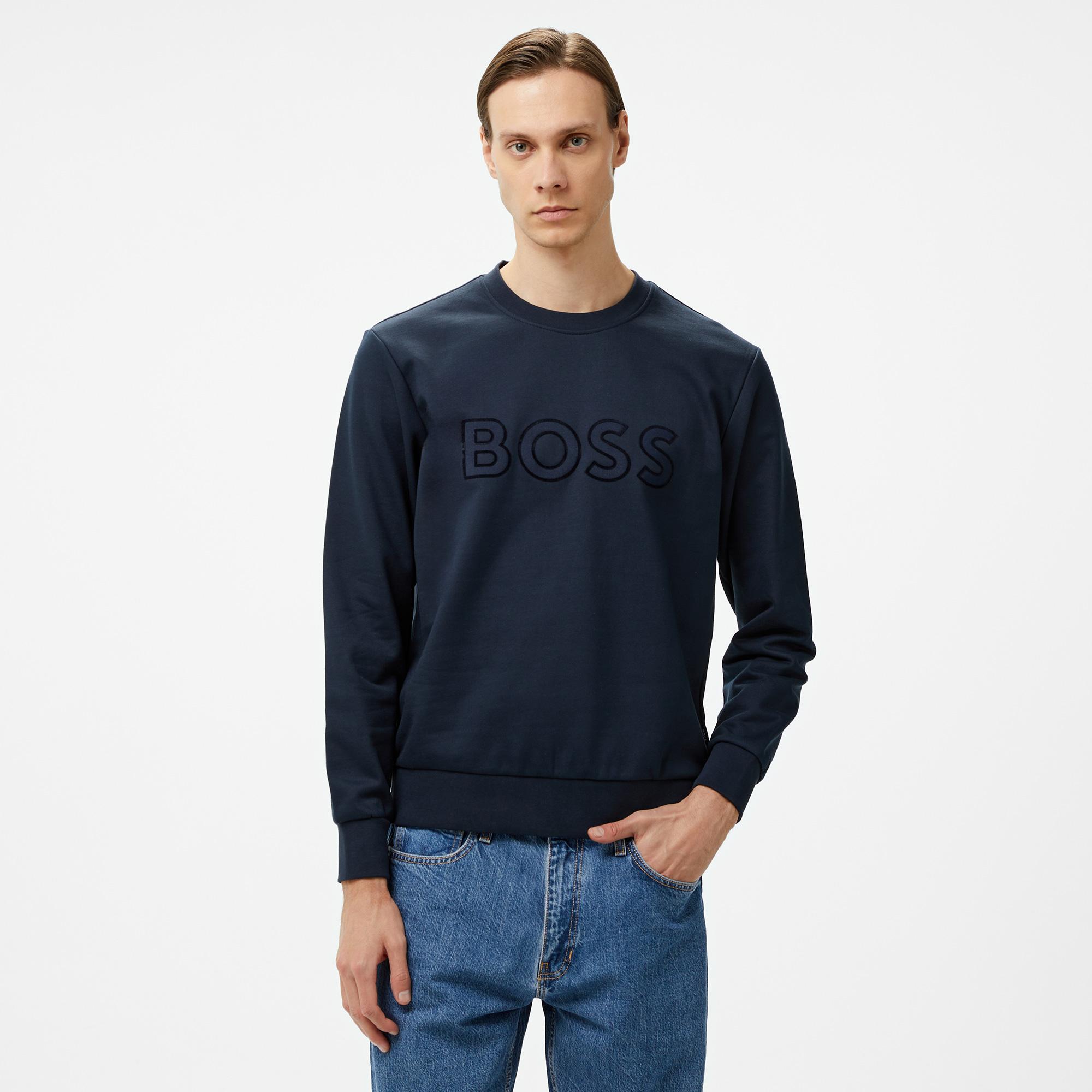 Boss C-Soleri 60 Erkek Lacivert Sweatshirt