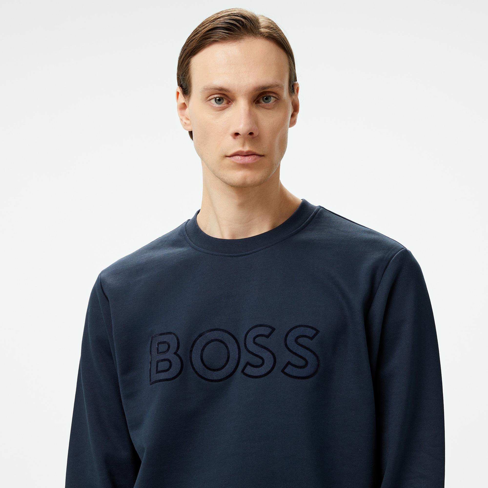 Boss C-Soleri 60 Erkek Lacivert Sweatshirt