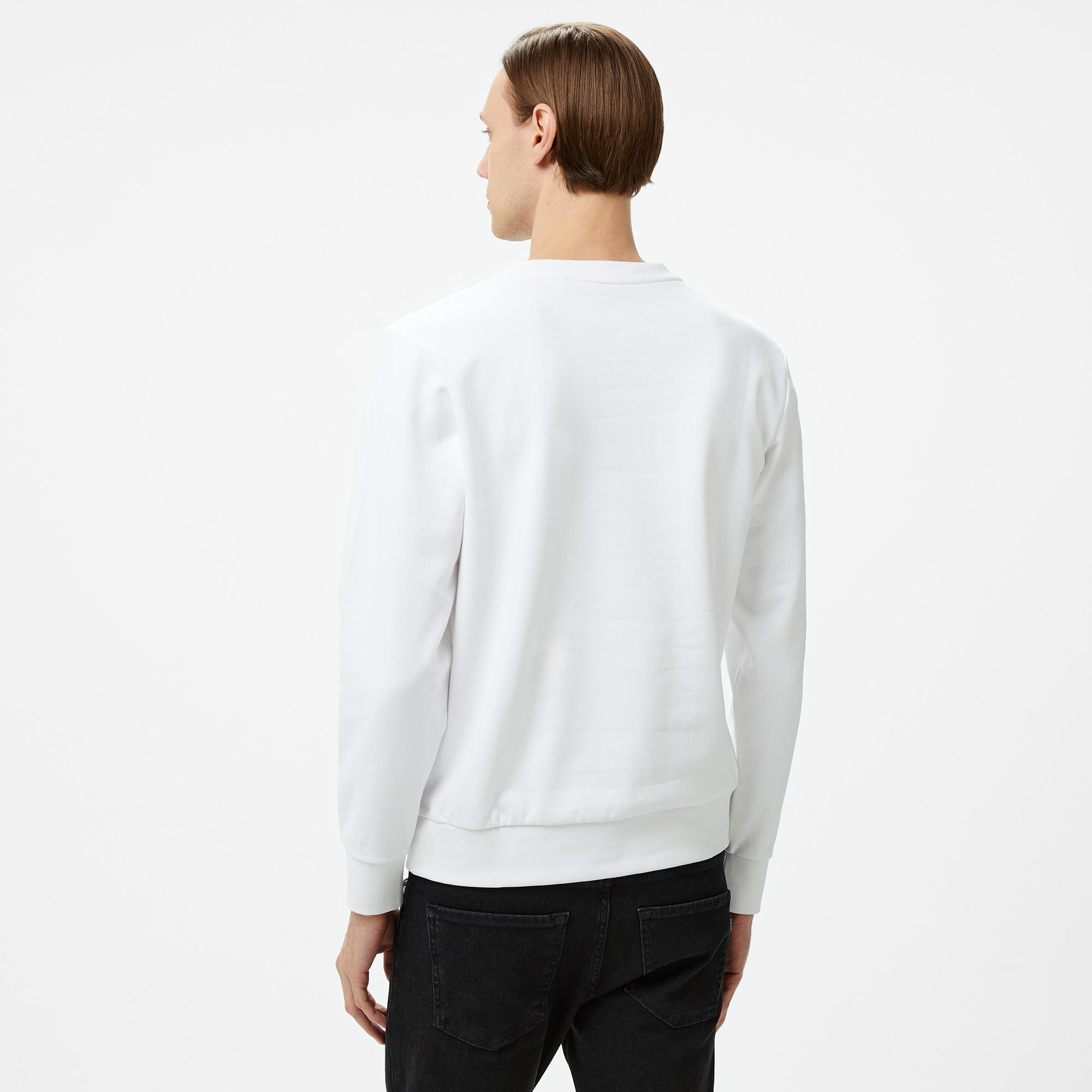 Boss C-Soleri 60 Erkek Beyaz Sweatshirt