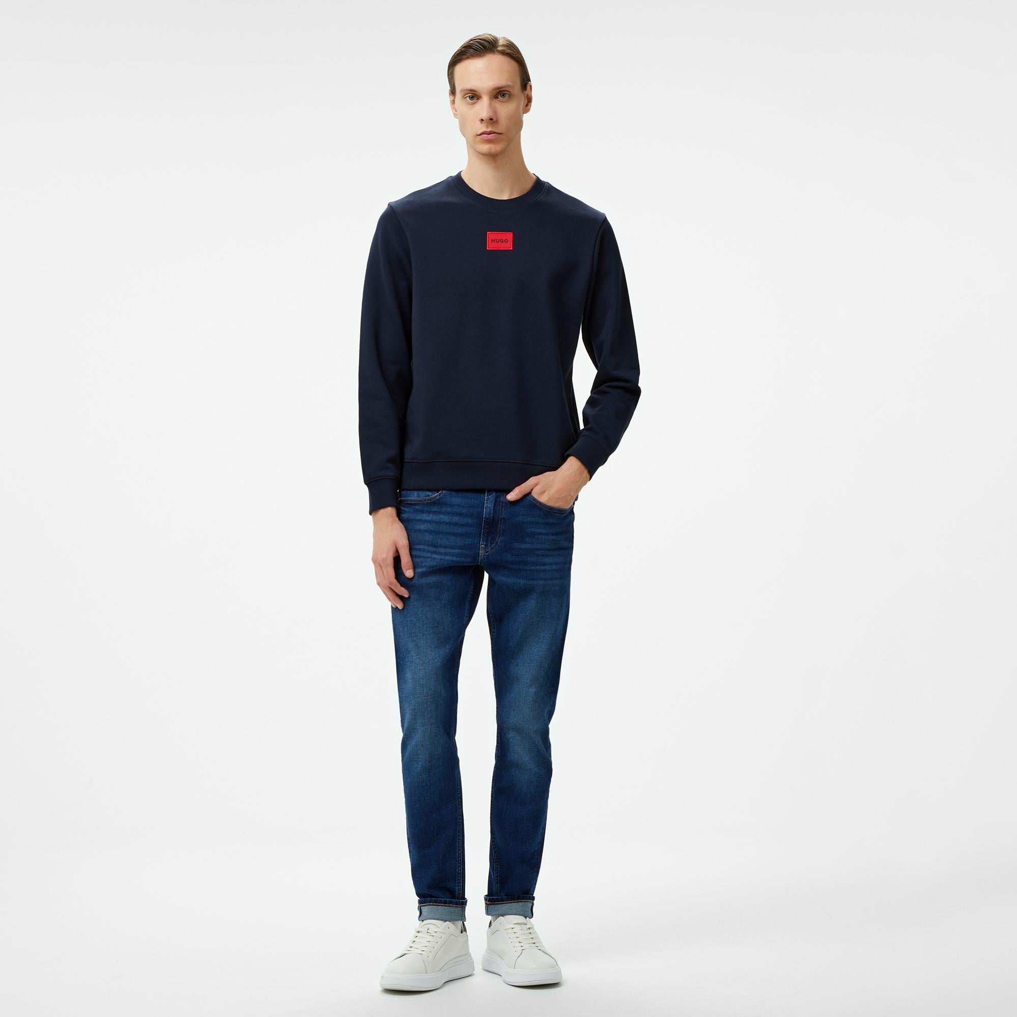 Hugo Diragol 212 Erkek Lacivert Sweatshirt