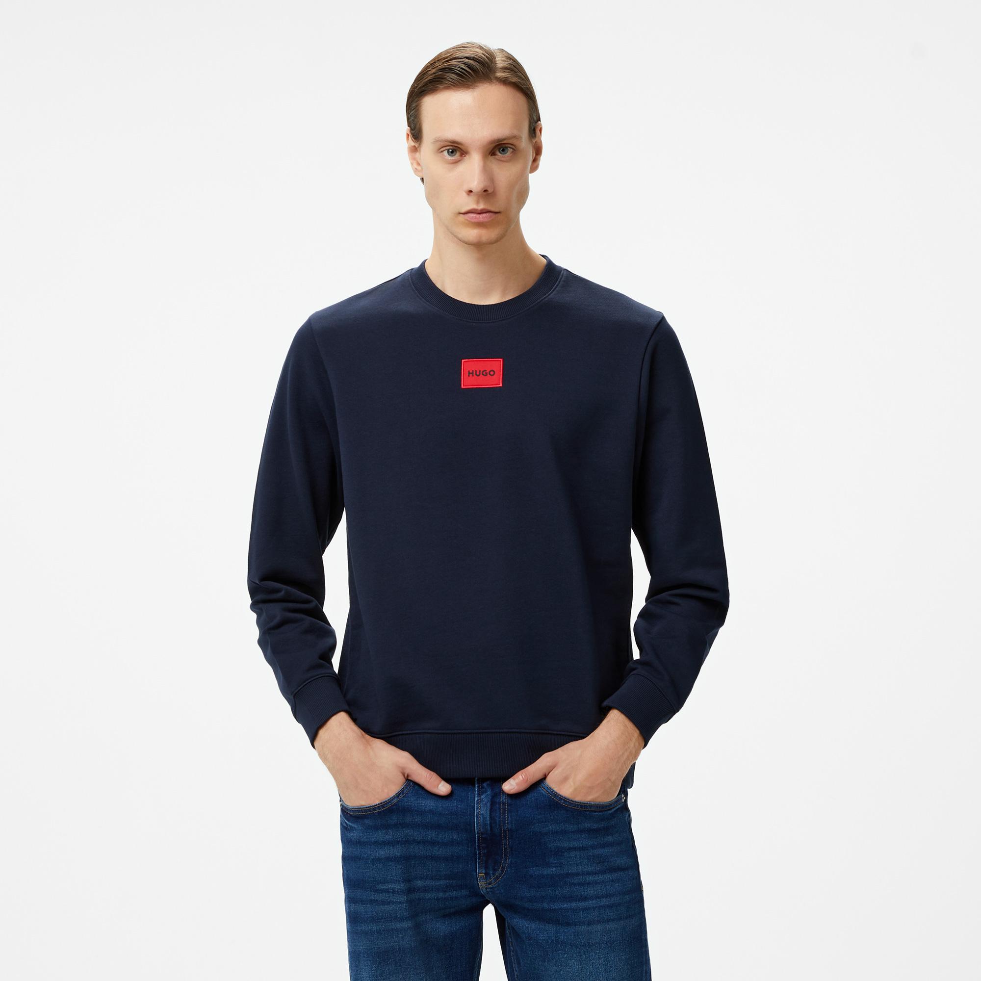 Hugo Diragol 212 Erkek Lacivert Sweatshirt