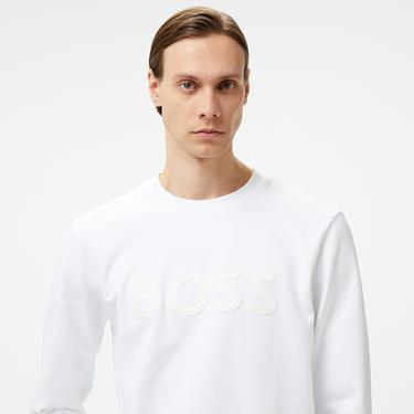  Boss C-Soleri 60 Erkek Beyaz Sweatshirt