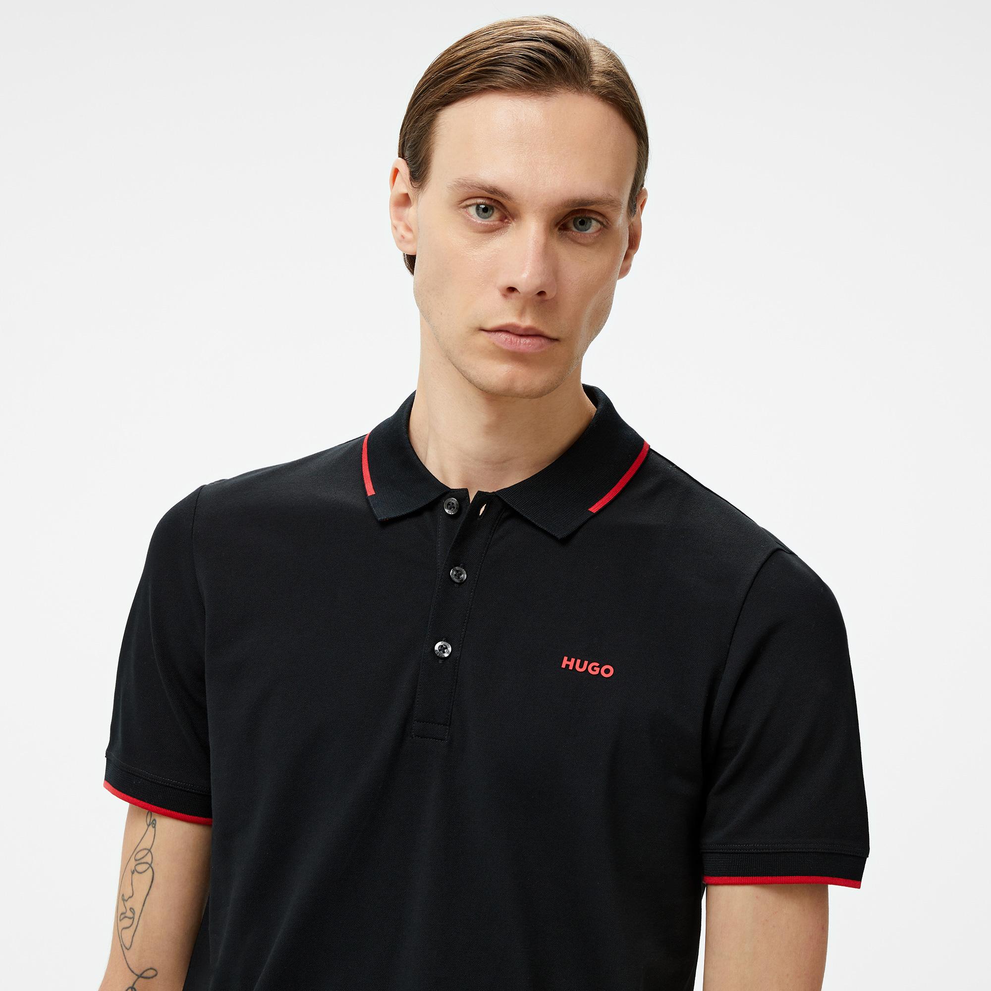 Hugo Dinoso 222 Erkek Siyah Polo