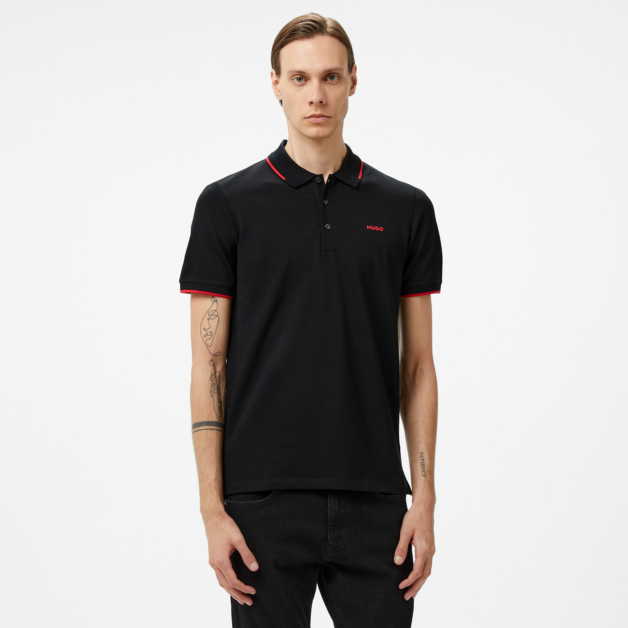 Hugo Dinoso 222 Erkek Siyah Polo