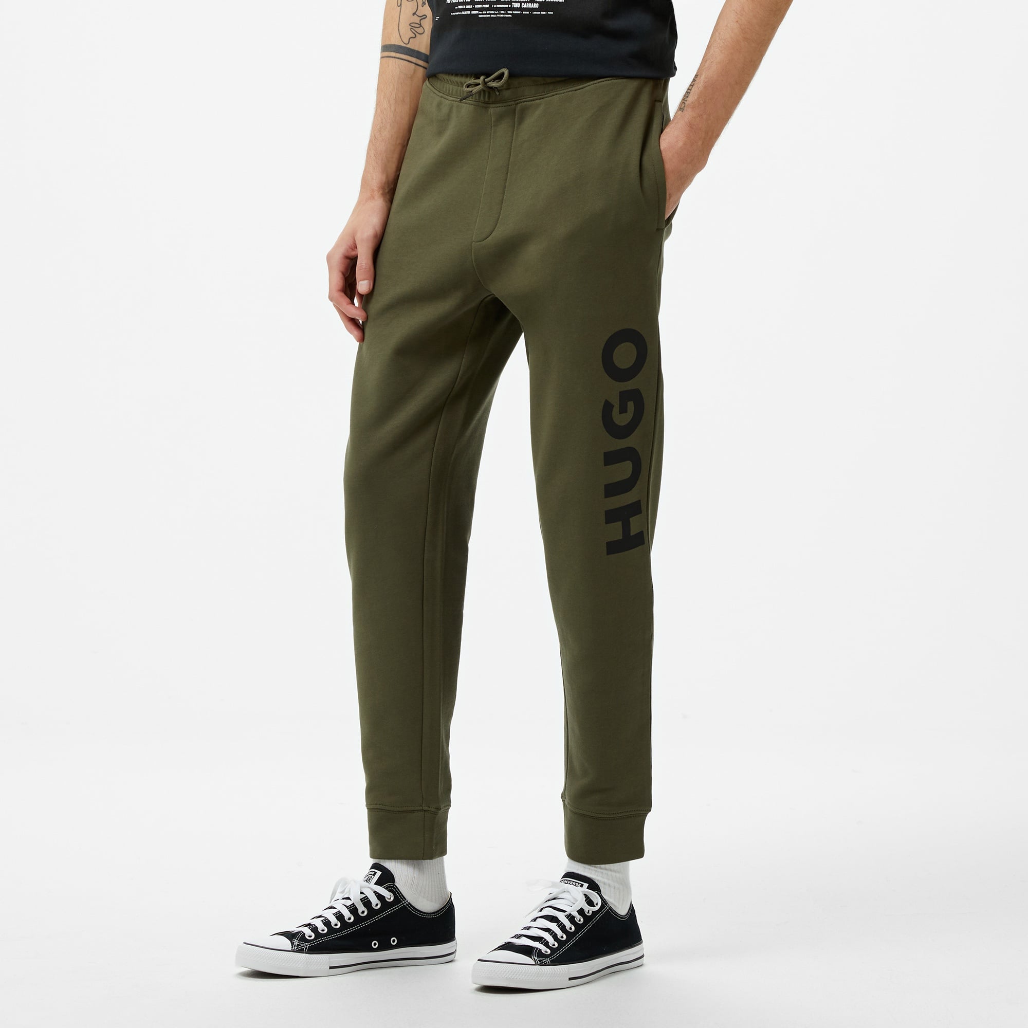 Hugo Dutschi Erkek Haki Eşofman Altı