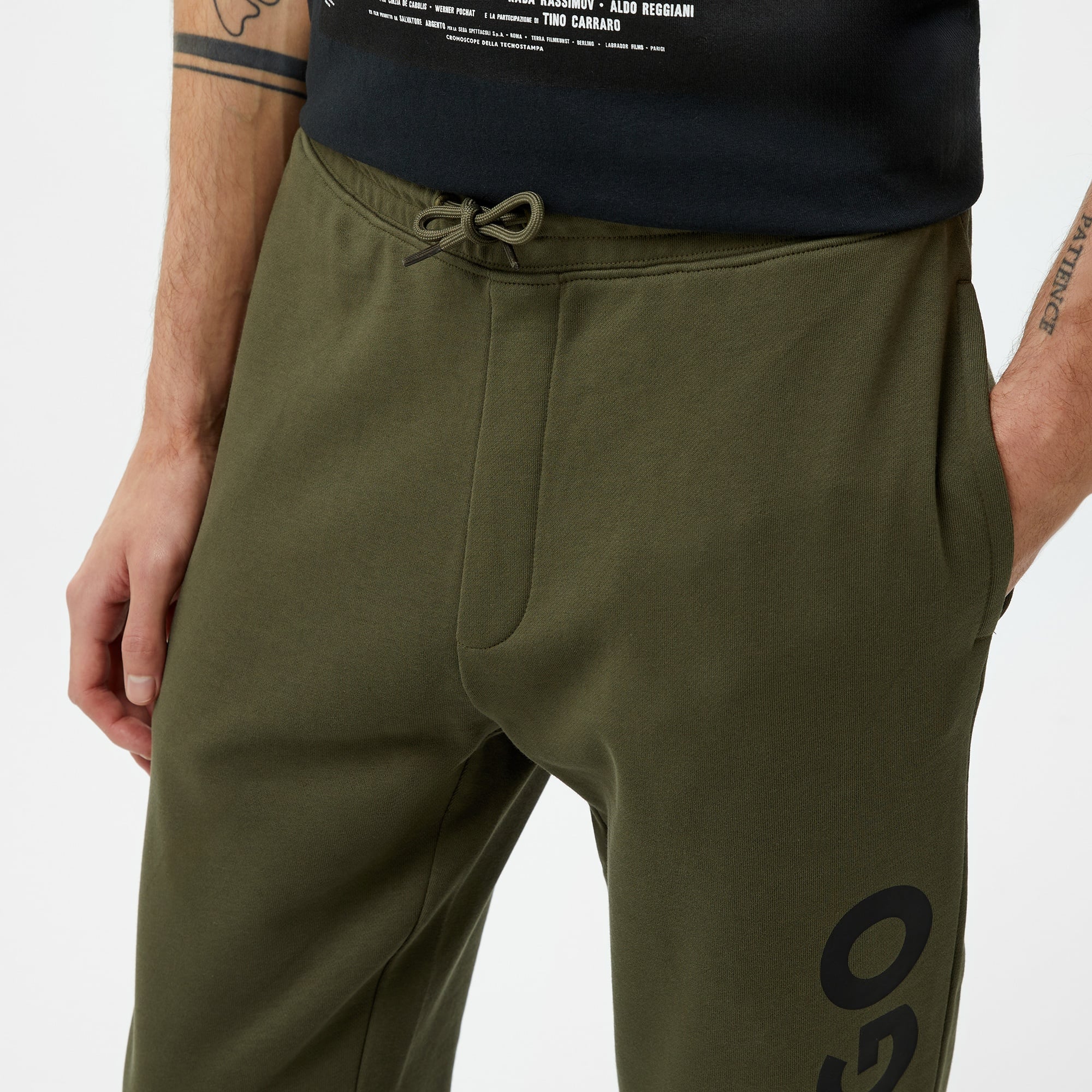 Hugo Dutschi Erkek Haki Eşofman Altı