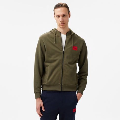  Hugo Daple 212 Erkek Haki Hoodie