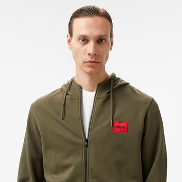  Hugo Daple 212 Erkek Haki Hoodie