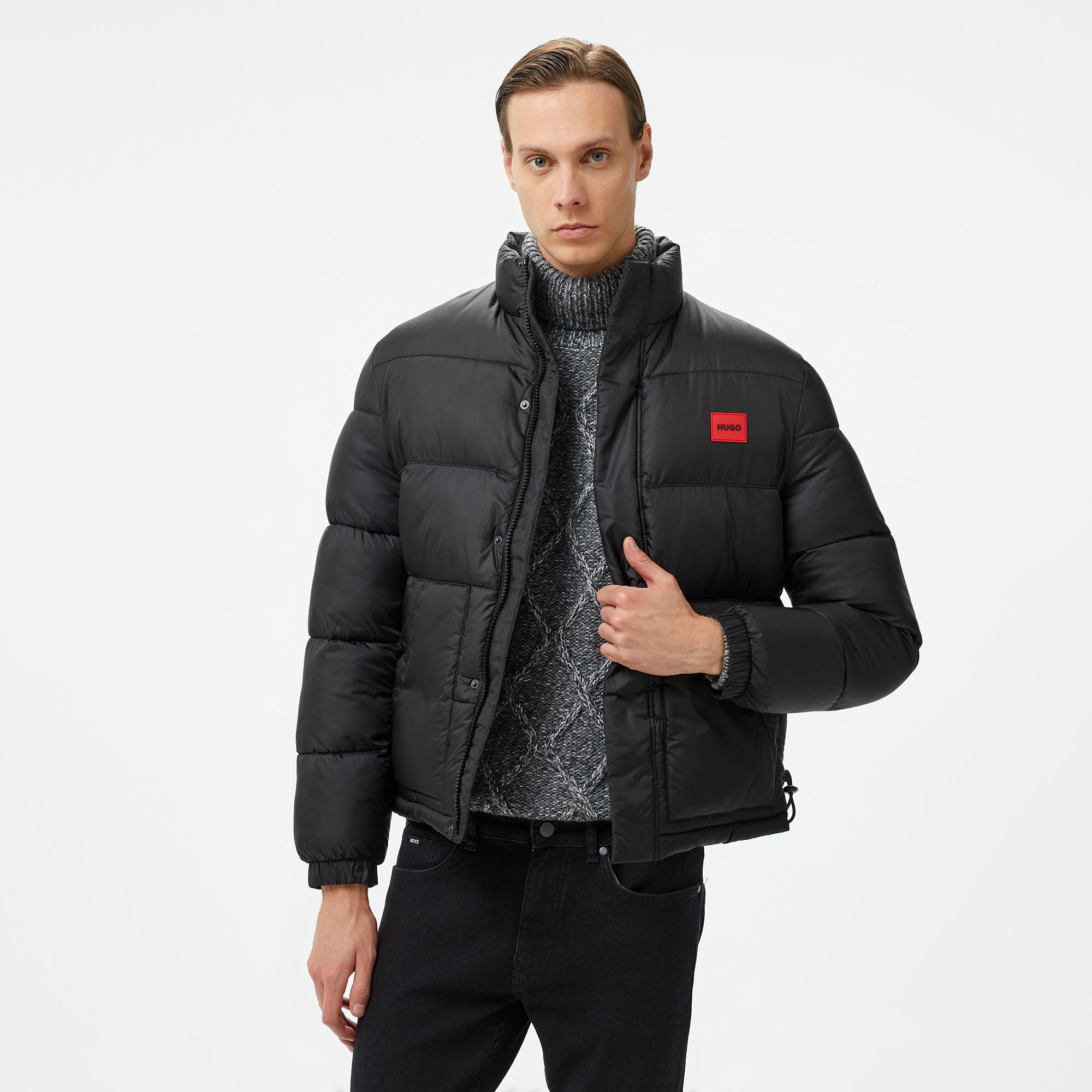 Hugo Balto 2411 Erkek Siyah Mont