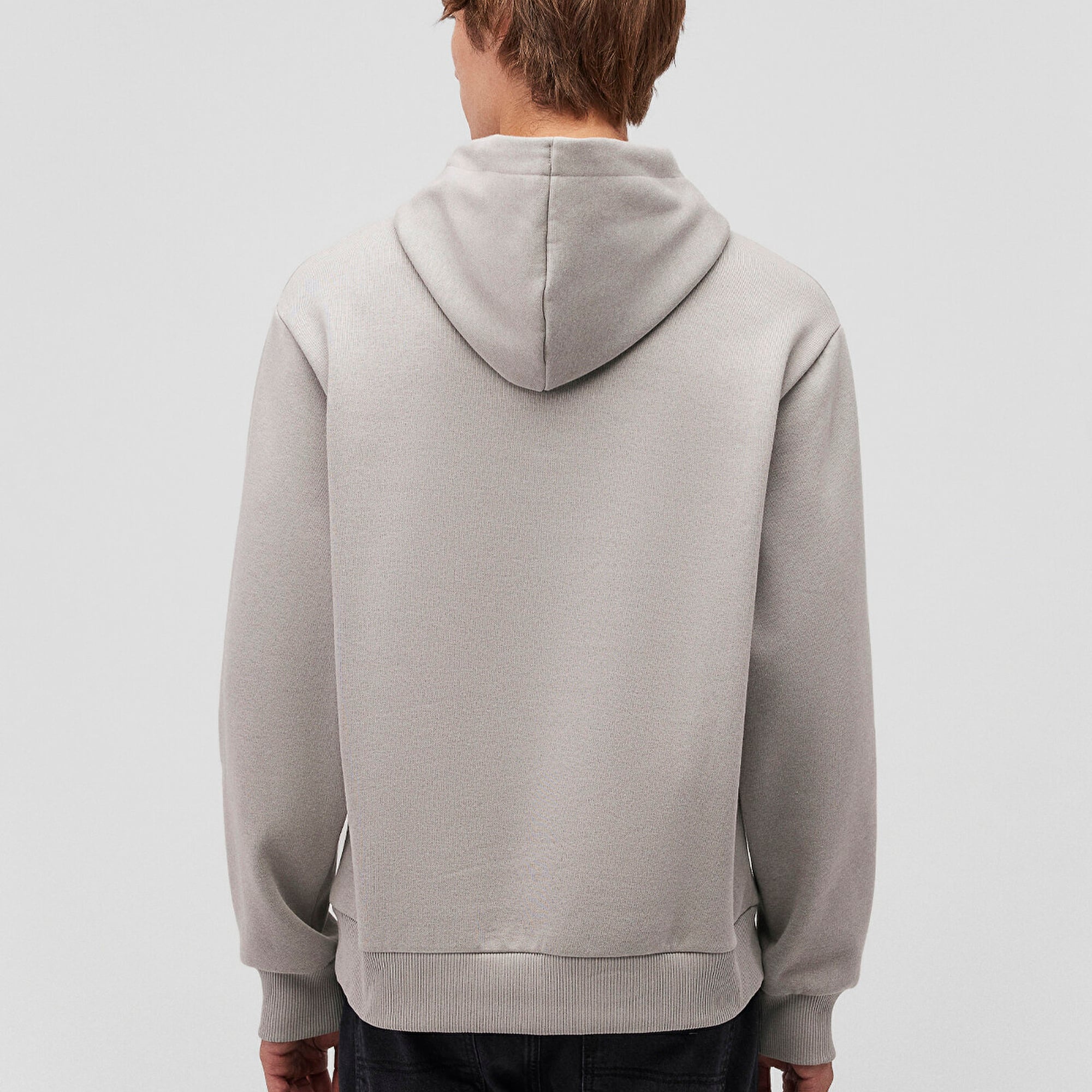 Mavi Mavi Jeans Logo Baskılı Gri Sweatshirt 0S10199-70093