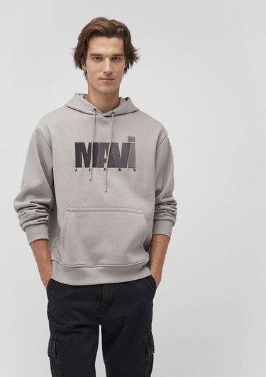 Mavi Mavi Jeans Logo Baskılı Gri Sweatshirt 0S10199-70093