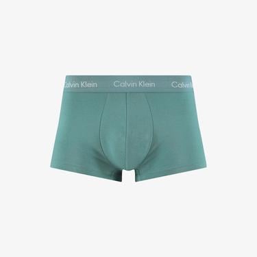  Calvin Klein Low Rise Trunk 3'lü Erkek Mint/Yeşil/Siyah Boxer