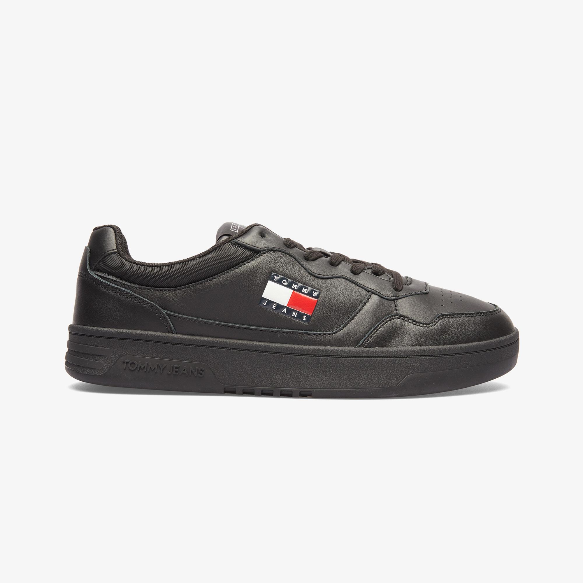 Tommy Hilfiger Cupsole Erkek Siyah Sneaker