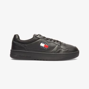  Tommy Hilfiger Cupsole Erkek Siyah Sneaker