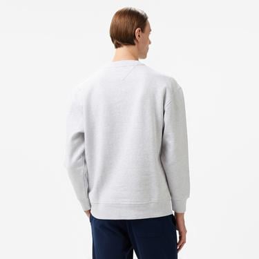  Tommy Hilfiger Jeans Tj Varsity Crew Erkek Gri Sweatshirt