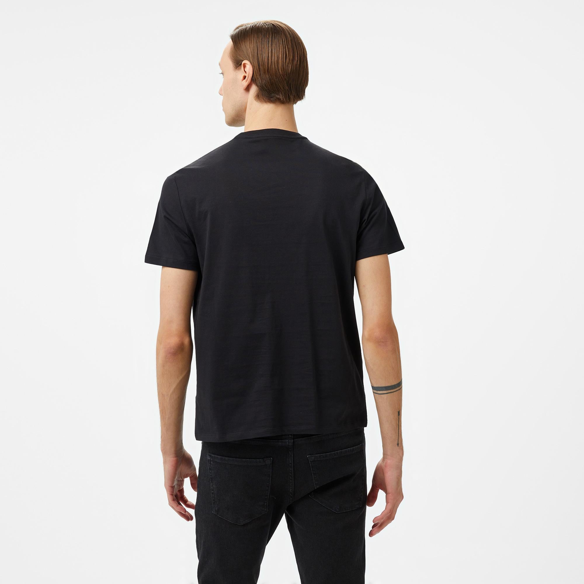 Calvin Klein Jeans Hero Monogram 30s Eu Opt Erkek Siyah T-Shirt