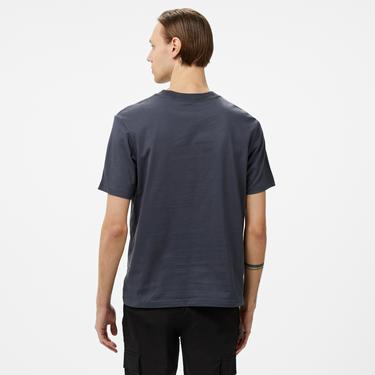  Calvin Klein Jeans Nyc Stamp Graphic Erkek Gri T-Shirt