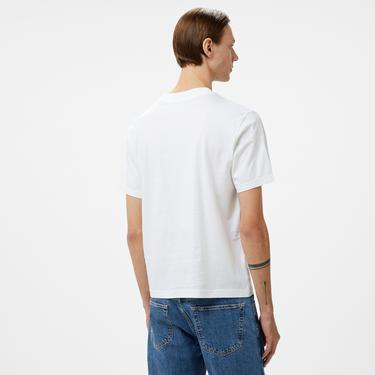  Calvin Klein Jeans Nyc Stamp Graphic Erkek Beyaz T-Shirt
