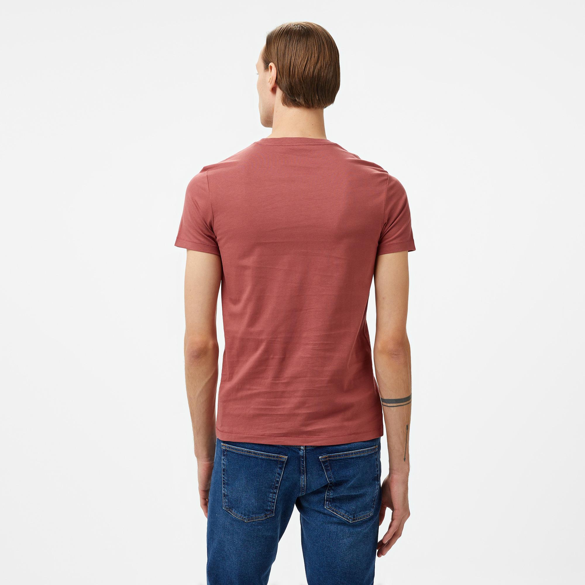 Calvin Klein Jeans Mixed institutional Logo Erkek Mor T-Shirt