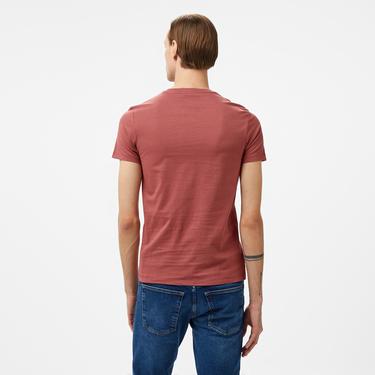  Calvin Klein Jeans Mixed institutional Logo Erkek Mor T-Shirt