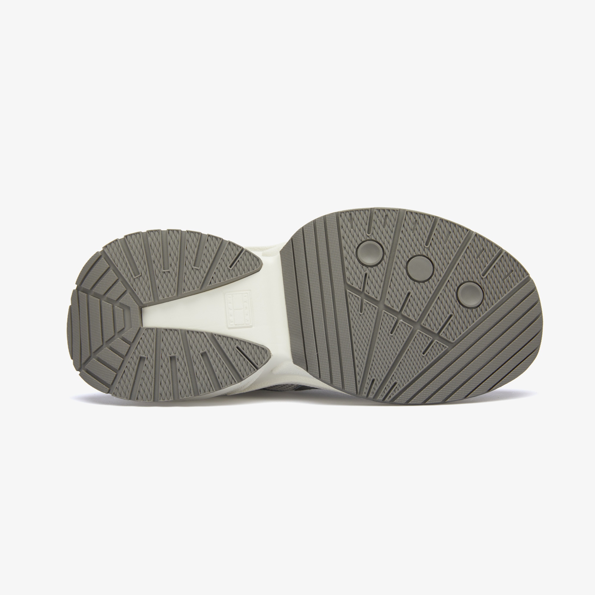 Tommy Hilfiger Jeans Trendy Retro Runner Kadın Gri Spor Ayakkabı