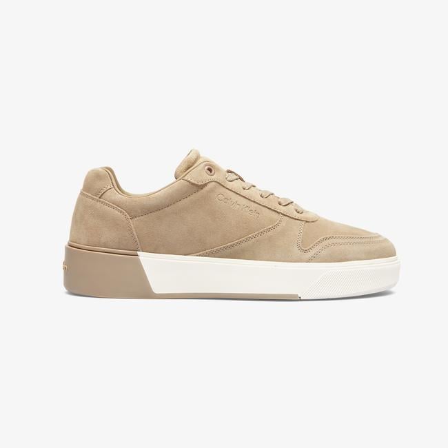  Calvin Klein Low Top Lace Up Bskt Sue Erkek Bej Spor Ayakkabı