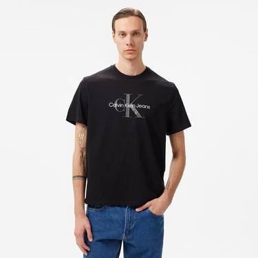  Calvin Klein Jeans Hero Monogram 20s Archıve Erkek Siyah T-Shirt