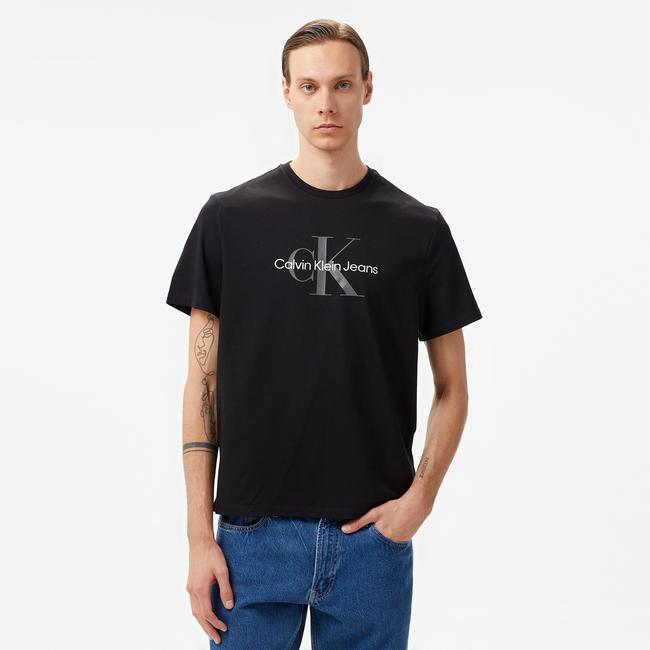  Calvin Klein Jeans Hero Monogram 20s Archıve Erkek Siyah T-Shirt