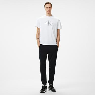  Calvin Klein Jeans Hero Monogram 20s Archıve Erkek Beyaz T-Shirt